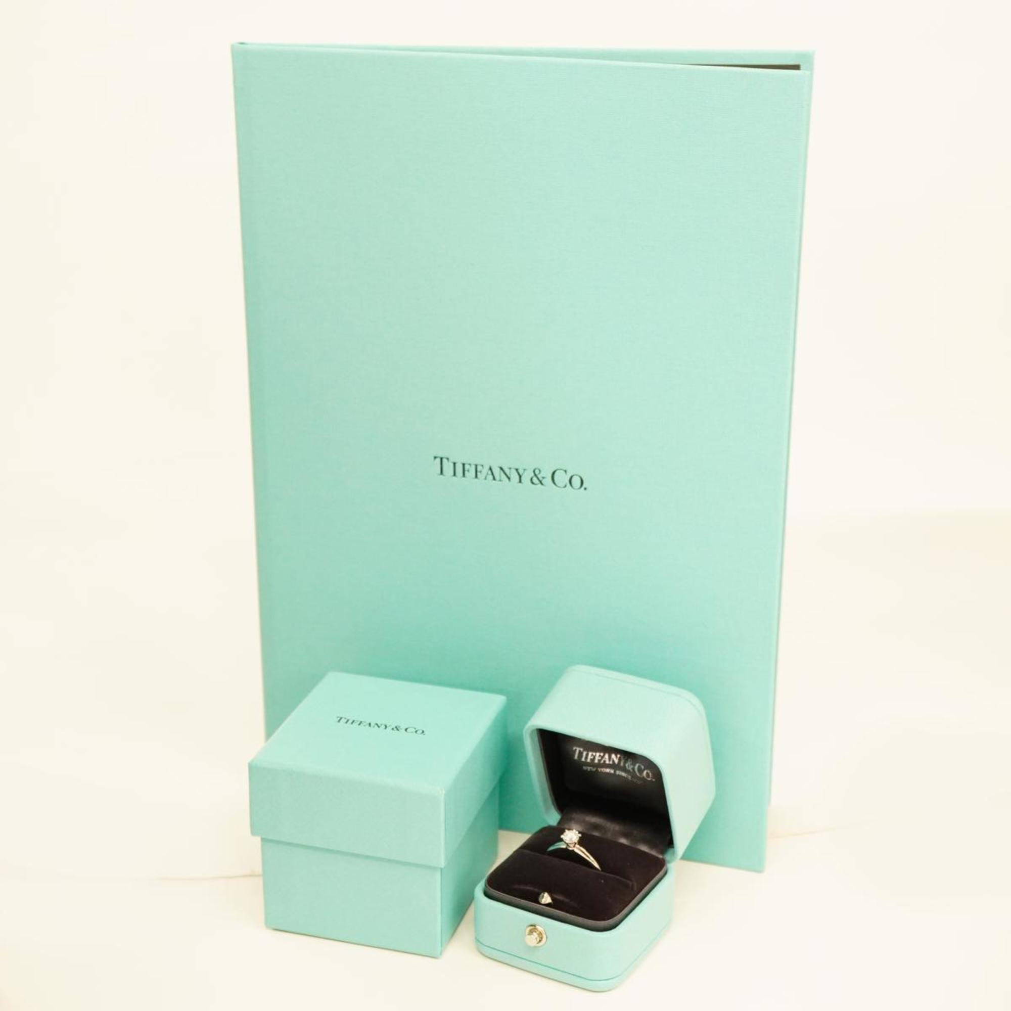 ティファニー(Tiffany) ティファニー リング ソリティア 1PD ダイヤモンド Pt950 プラチナ 0.41ct  レディース