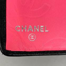 シャネル(Chanel) シャネル 長財布 カンボン ラムスキン ブラック   レディース