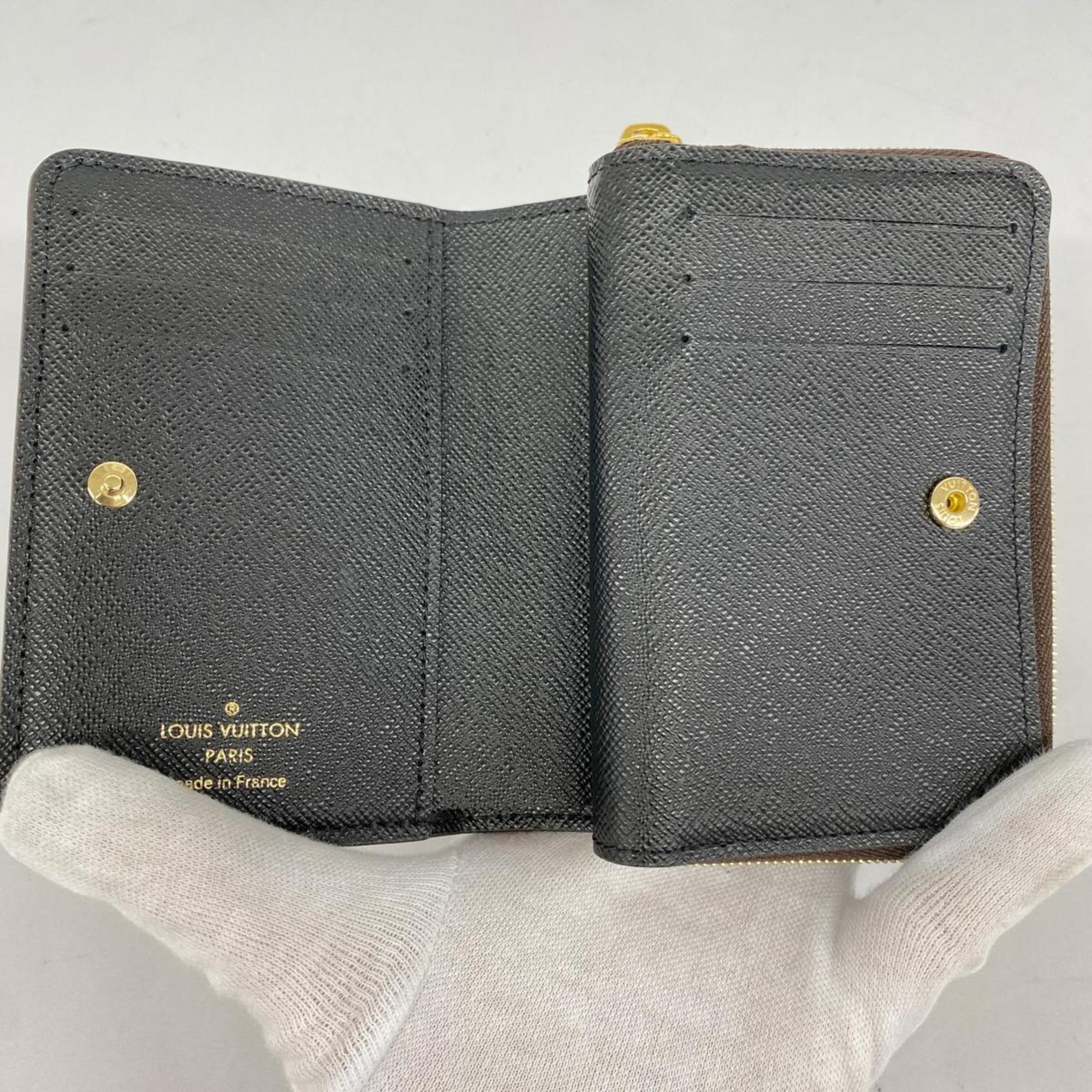 ルイ・ヴィトン(Louis Vuitton) ルイ・ヴィトン 財布 モノグラムリバース ポルトフォイユルー M81461 ブラウンレディース