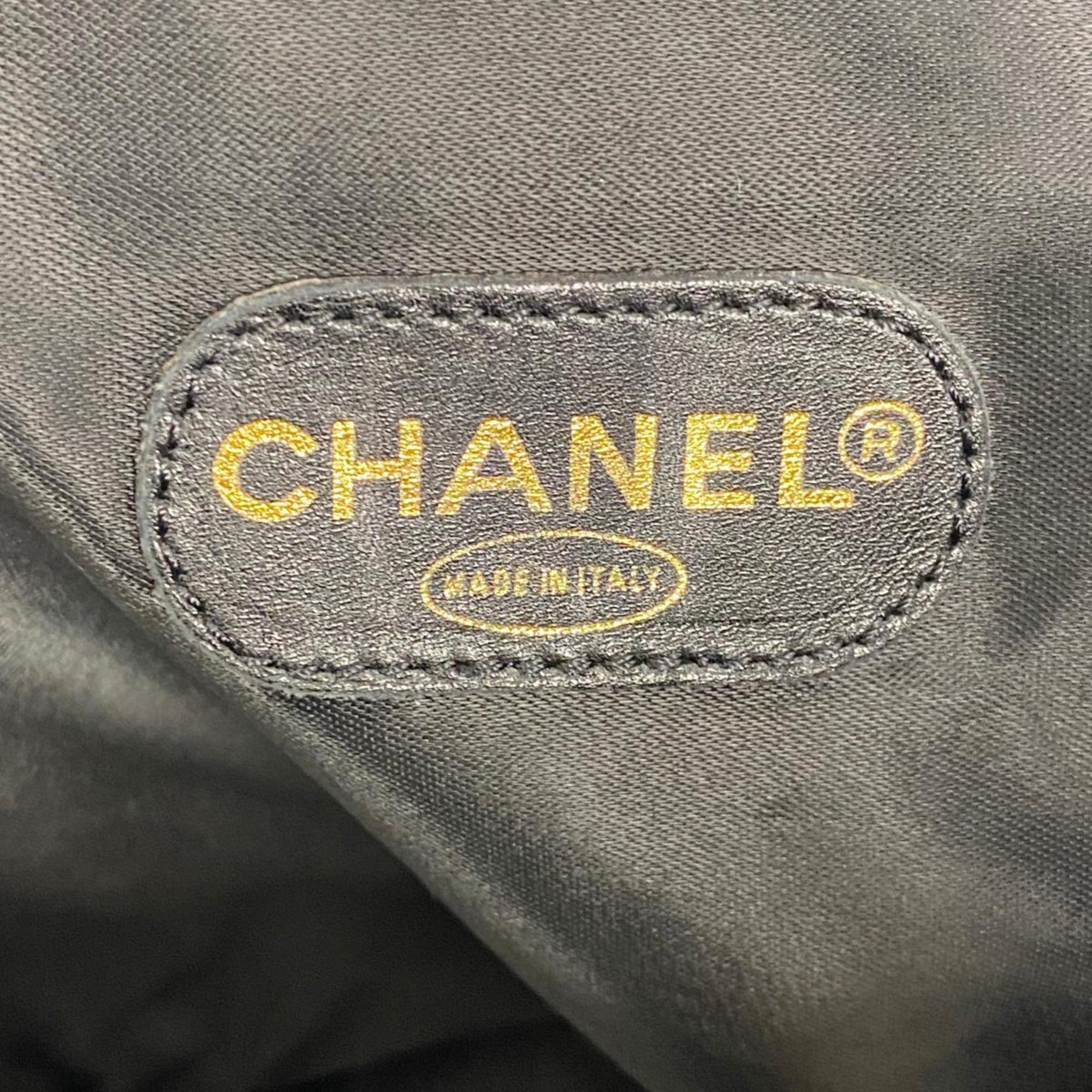 シャネル(Chanel) シャネル ショルダーバッグ チェーンショルダー スウェード ブラック   レディース