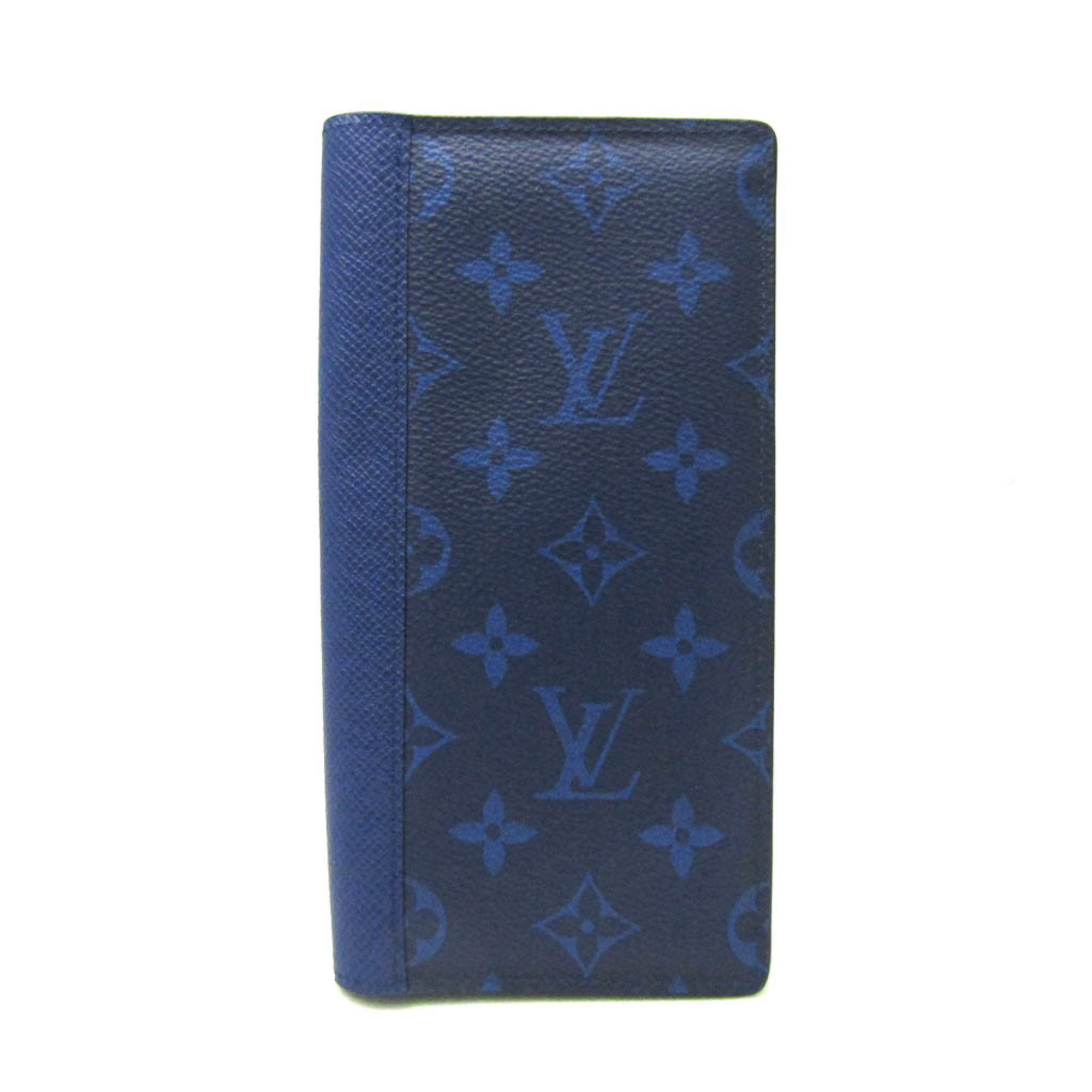 ルイ・ヴィトン(Louis Vuitton) タイガラマ ポルトフォイユ・ブラザ M30297 メンズ タイガラマ 長財布（二つ折り） ブルー,コバルト