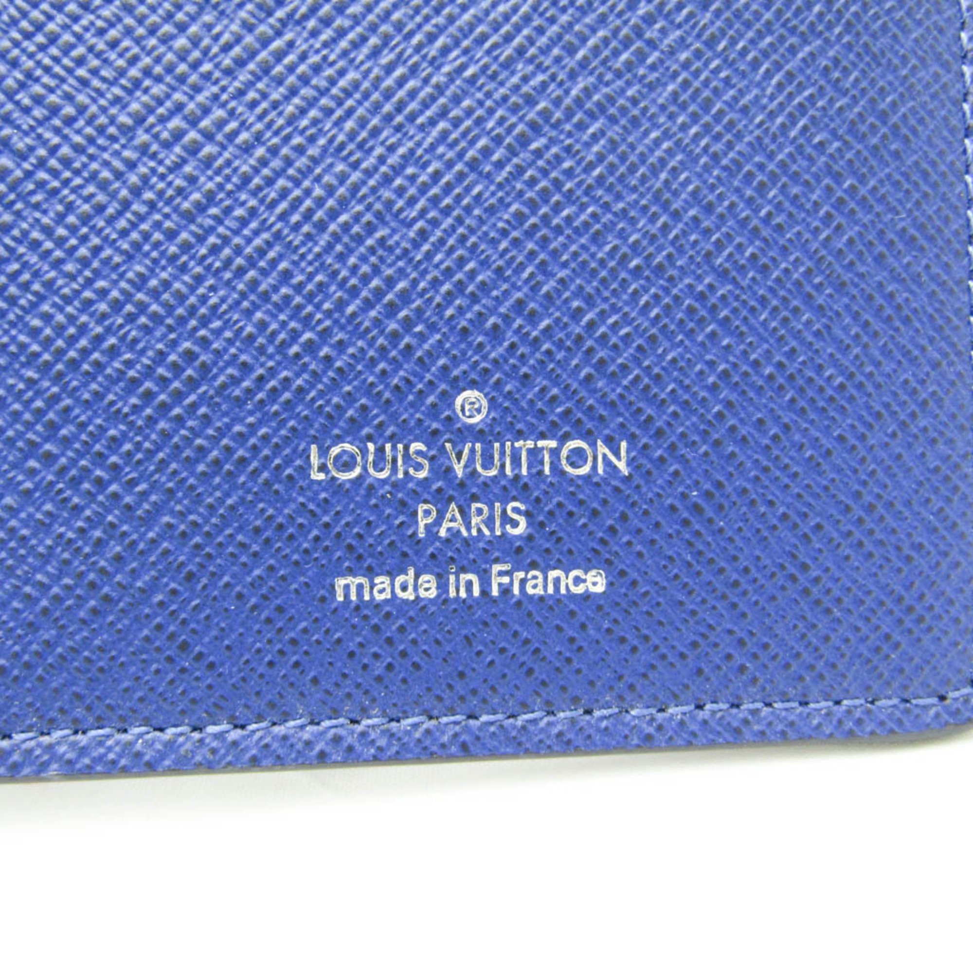 ルイ・ヴィトン(Louis Vuitton) タイガラマ ポルトフォイユ・ブラザ M30297 メンズ タイガラマ 長財布（二つ折り） ブルー,コバルト