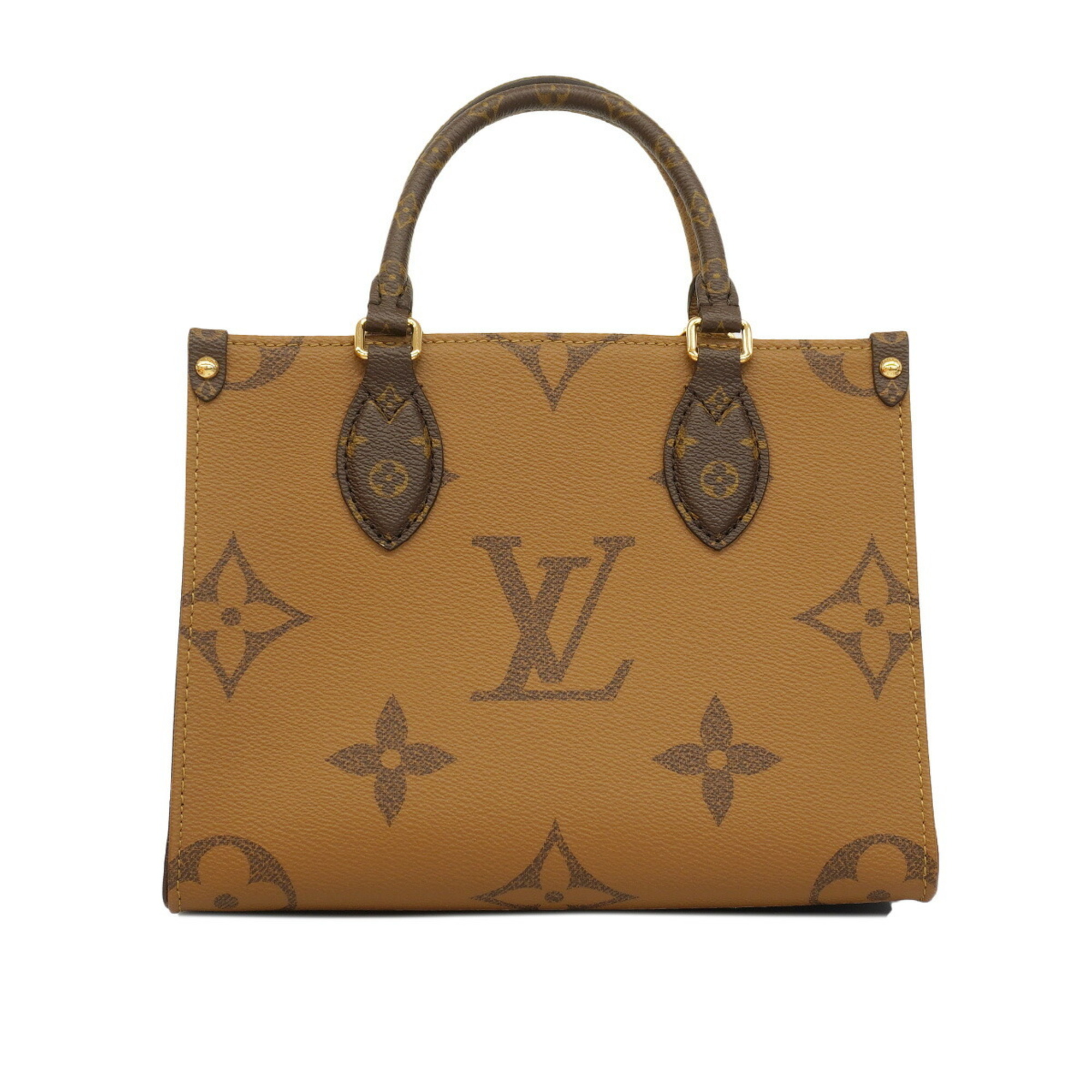 ルイ・ヴィトン(Louis Vuitton) ルイ・ヴィトン ハンドバッグ モノグラムリバース オンザゴ―PM M46373 ブラウンレディース