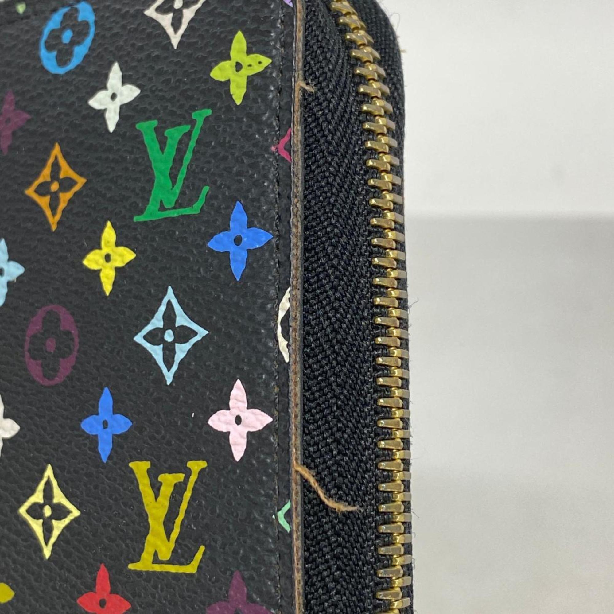 ルイ・ヴィトン(Louis Vuitton) ルイ・ヴィトン 長財布 モノグラム・マルチカラー ジッピーウォレット M60243 ノワール グルナードメンズ レディース