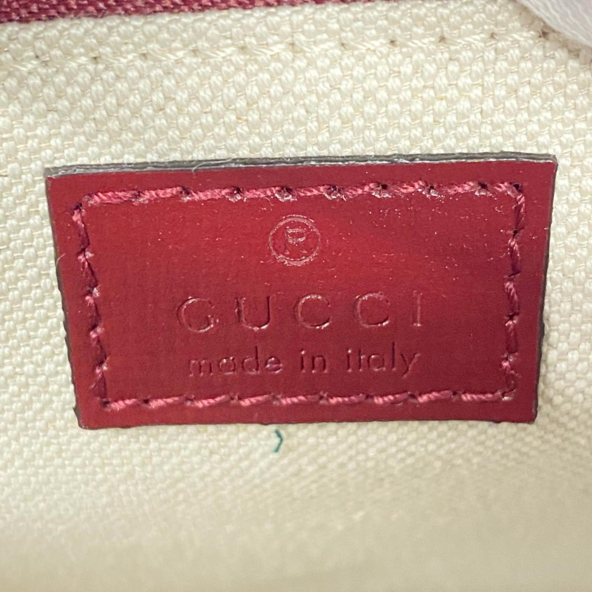 グッチ(Gucci) グッチ ショルダーバッグ ホースビット 1955 602204 レザー ボルドー シャンパン  レディース