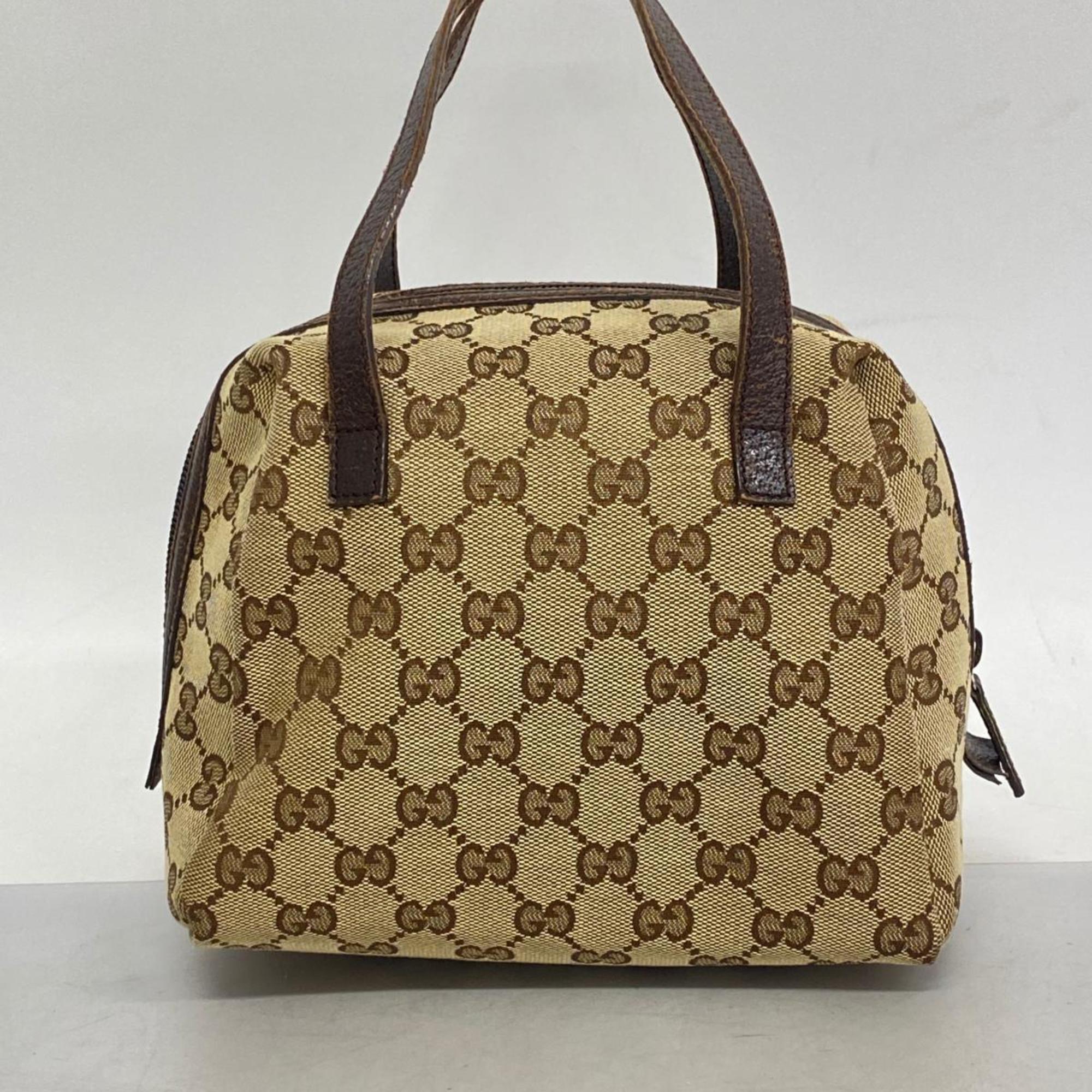 グッチ(Gucci) グッチ ハンドバッグ GGキャンバス 124542 キャンバス ブラウン   レディース