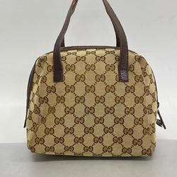 グッチ(Gucci) グッチ ハンドバッグ GGキャンバス 124542 キャンバス ブラウン   レディース