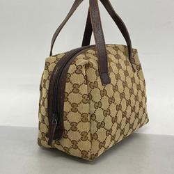 グッチ(Gucci) グッチ ハンドバッグ GGキャンバス 124542 キャンバス ブラウン   レディース