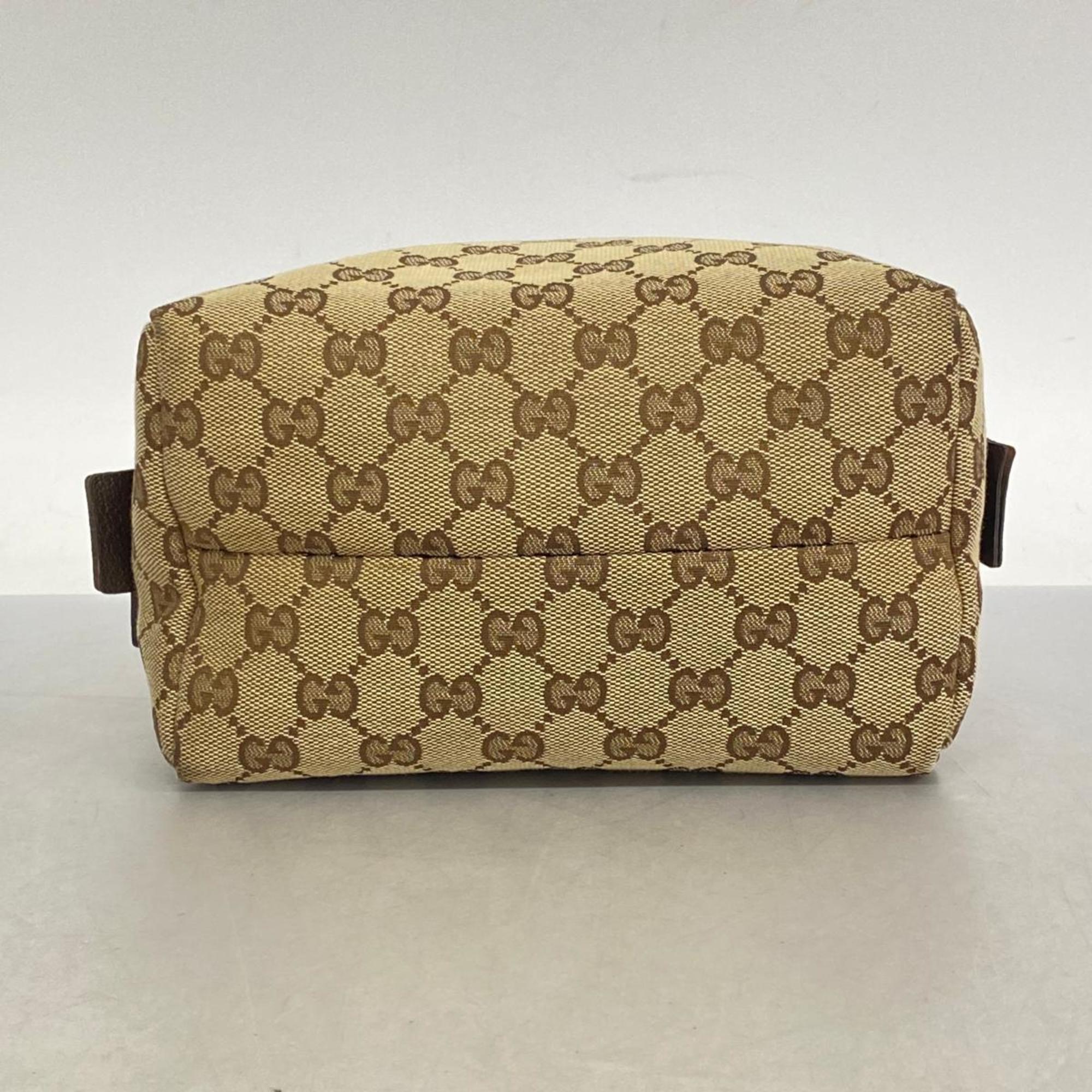 グッチ(Gucci) グッチ ハンドバッグ GGキャンバス 124542 キャンバス ブラウン   レディース