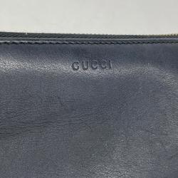 グッチ(Gucci) グッチ 長財布 バンブー 453158 レザー ブラック   メンズ レディース