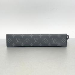 ルイ・ヴィトン(Louis Vuitton) ルイ・ヴィトン クラッチバッグ モノグラム・エクリプス ポシェットヴォワヤージュMM M61692 ブラックメンズ