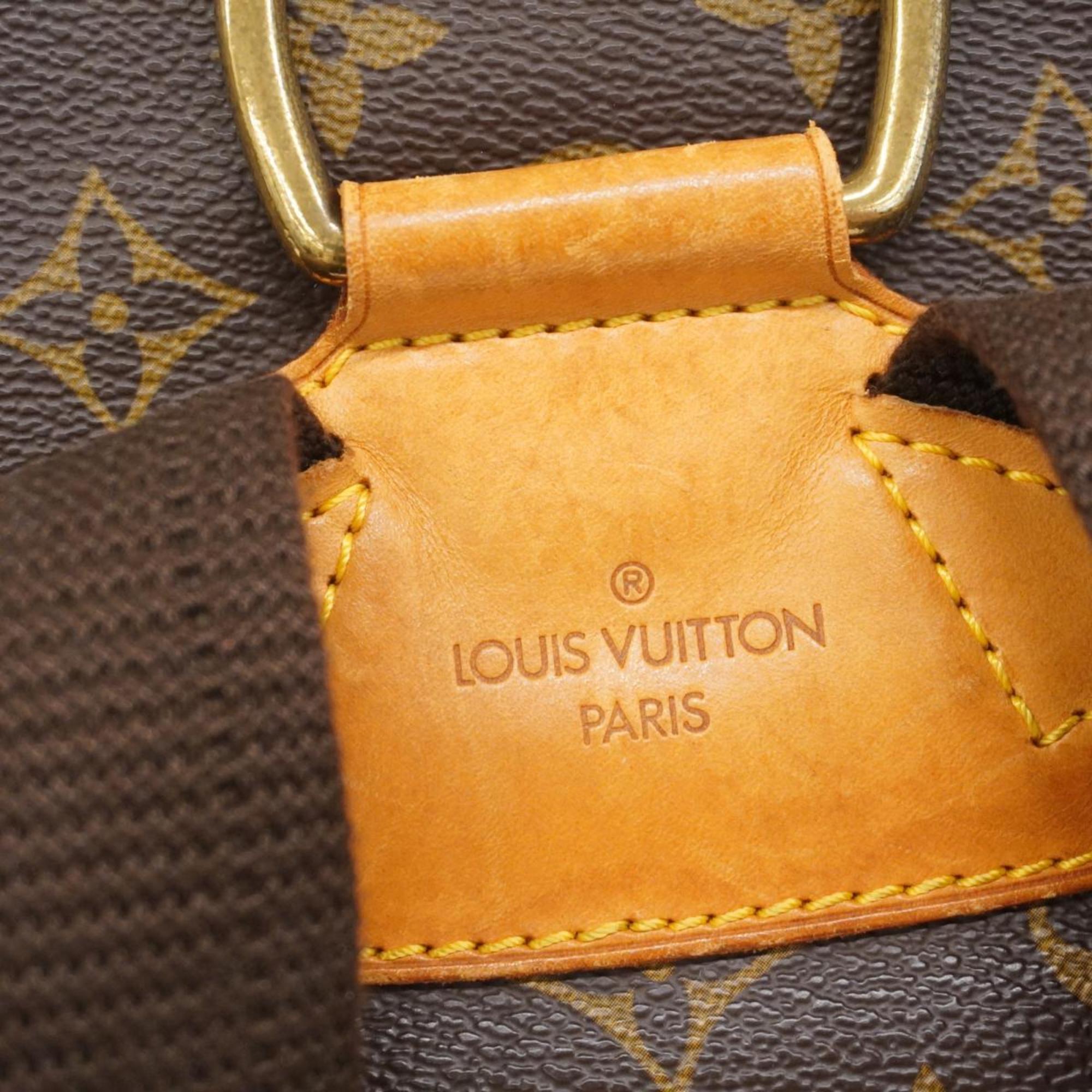 ルイ・ヴィトン(Louis Vuitton) ルイ・ヴィトン リュックサック モノグラム モンスリGM M51135 ブラウンレディース