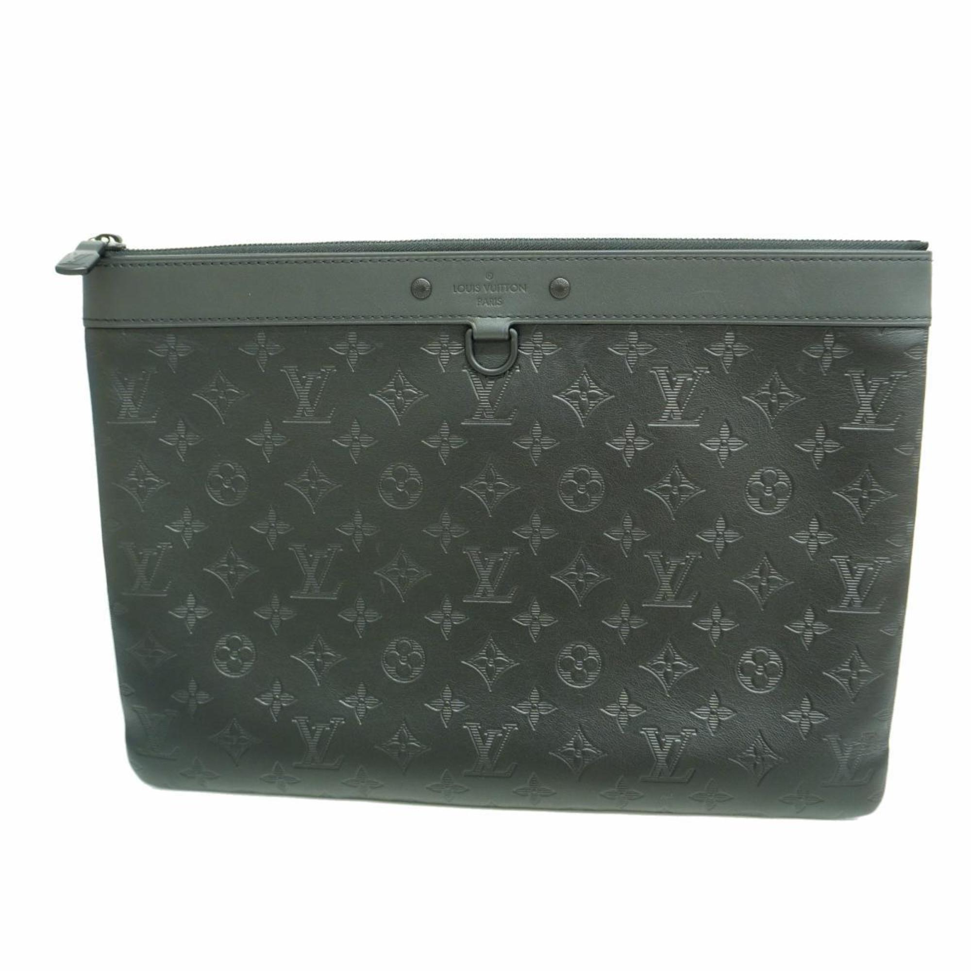 ルイ・ヴィトン(Louis Vuitton) ルイ・ヴィトン クラッチバッグ モノグラム・シャドウ ポシェットアポロ M62903 ノワールメンズ