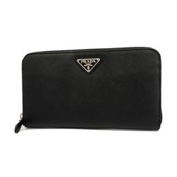 プラダ(Prada) プラダ 長財布 レザー ブラック   メンズ レディース