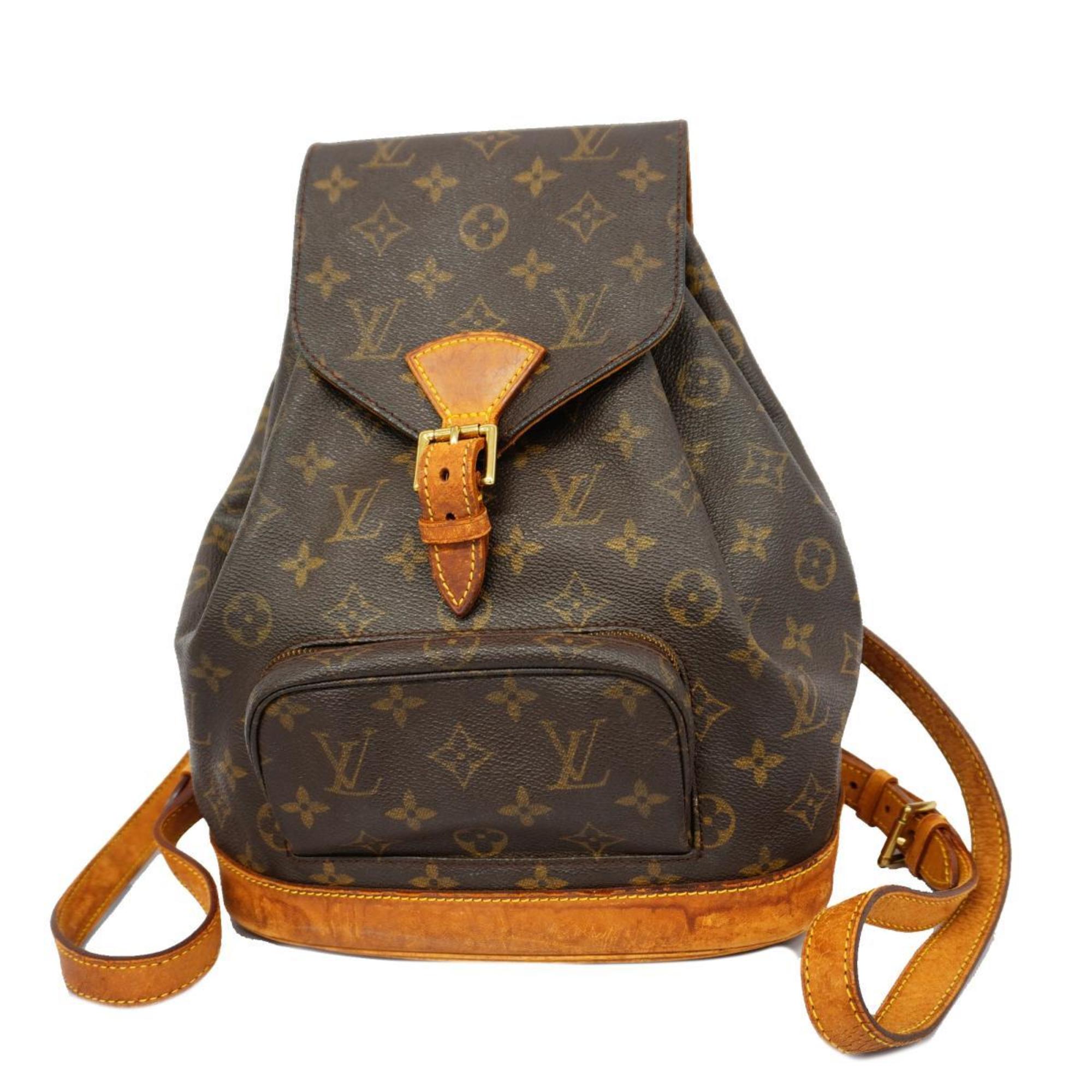 ルイ・ヴィトン(Louis Vuitton) ルイ・ヴィトン リュックサック モノグラム モンスリMM M51136 ブラウンレディース