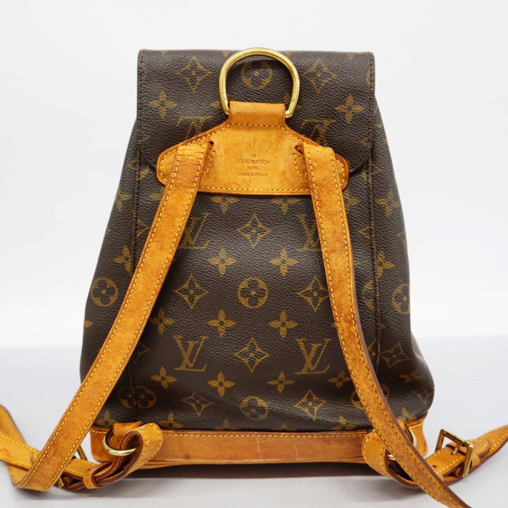 ルイ・ヴィトン(Louis Vuitton) ルイ・ヴィトン リュックサック モノグラム モンスリMM M51136 ブラウンレディース