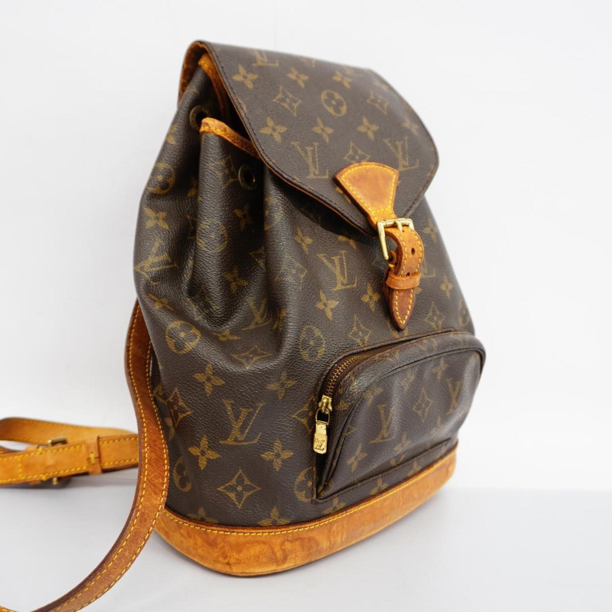 ルイ・ヴィトン(Louis Vuitton) ルイ・ヴィトン リュックサック モノグラム モンスリMM M51136 ブラウンレディース