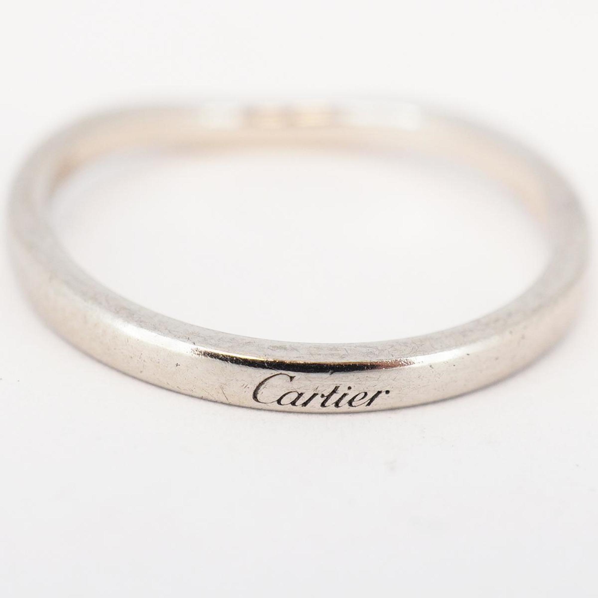 カルティエ(Cartier) カルティエ リング カーブドバンド Pt950 プラチナ  レディース