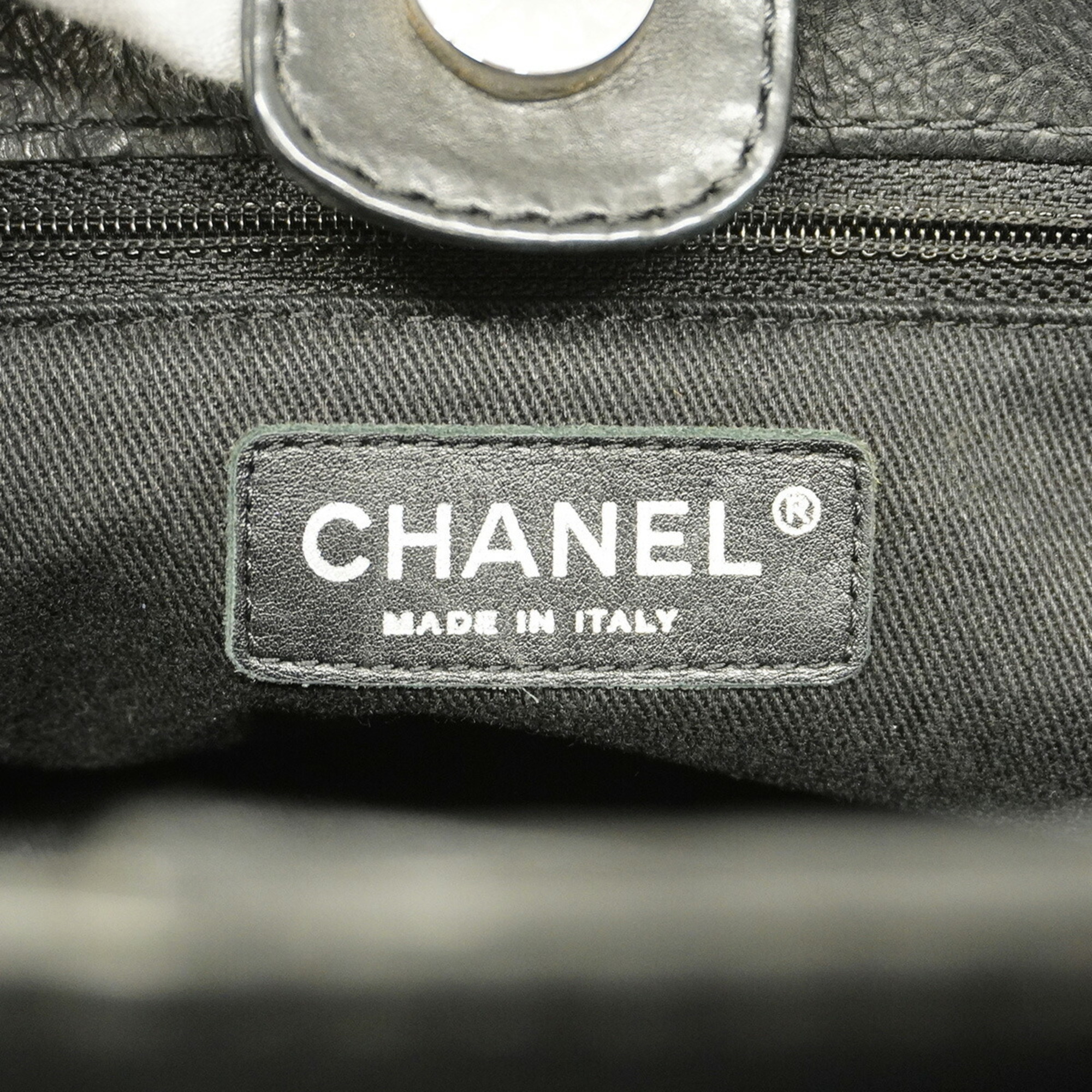 シャネル(Chanel) シャネル ショルダーバッグ マトラッセ チェーンショルダー レザー ブラック   レディース