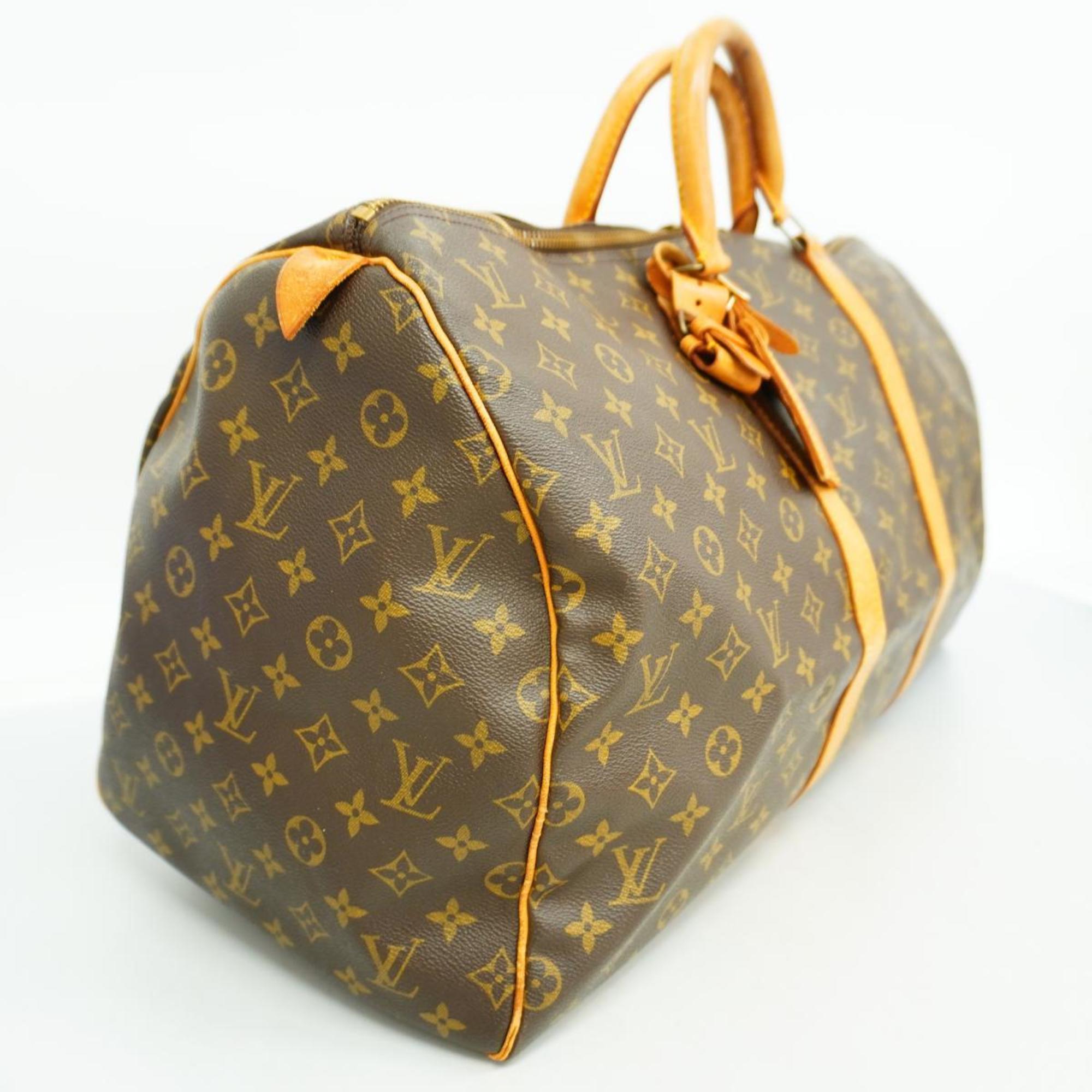 ルイ・ヴィトン(Louis Vuitton) ルイ・ヴィトン ボストンバッグ モノグラム キーポル55 M41424 ブラウンメンズ レディース