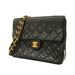 シャネル(Chanel) シャネル ショルダーバッグ マトラッセ チェーンショルダー ラムスキン ブラック   レディース