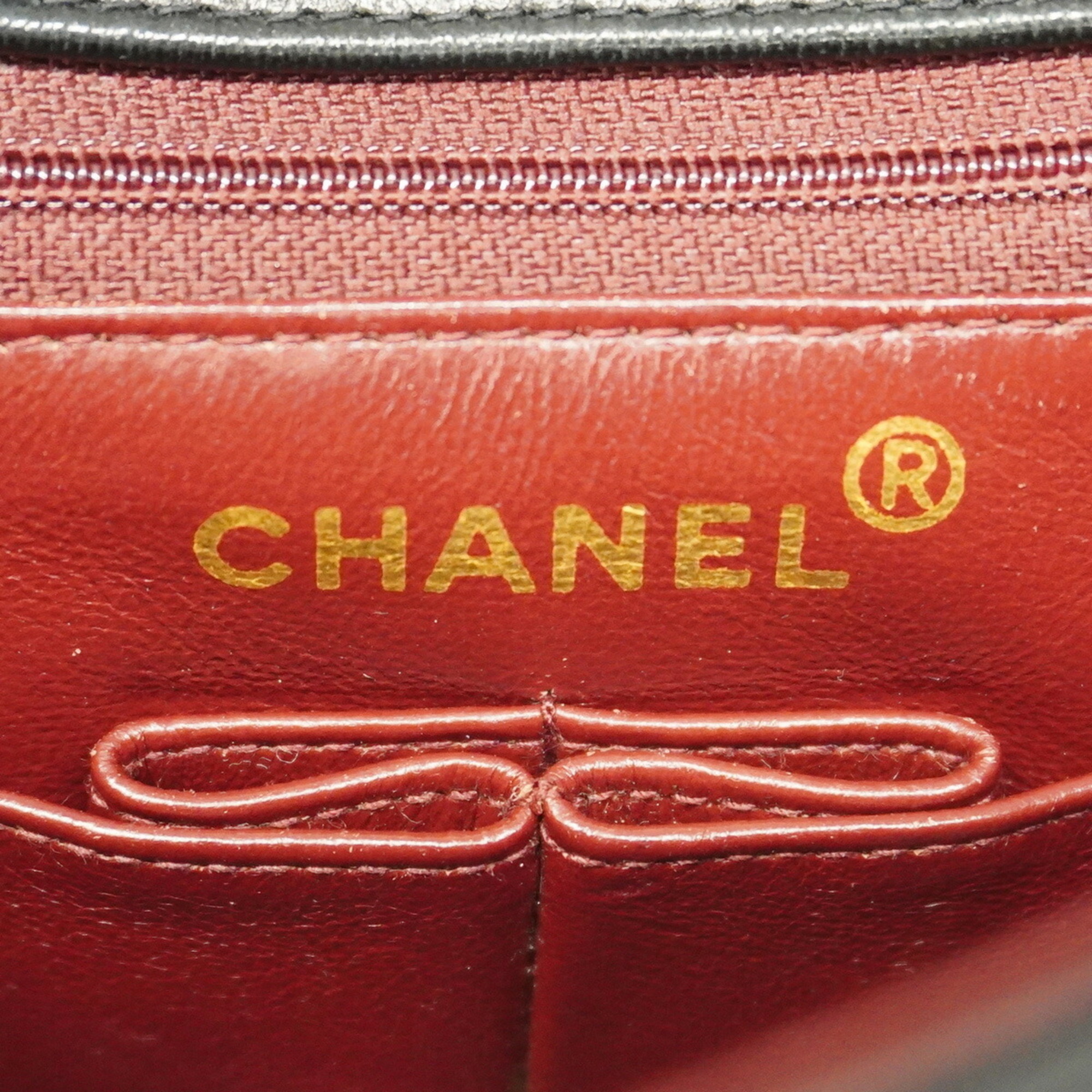 シャネル(Chanel) シャネル ショルダーバッグ マトラッセ チェーンショルダー ラムスキン ブラック   レディース