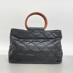 シャネル(Chanel) シャネル ハンドバッグ マトラッセ キャビアスキン ブラック レディース