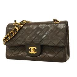 シャネル(Chanel) シャネル ショルダーバッグ マトラッセ Wフラップ Wチェーン ラムスキン ブラック   レディース