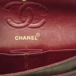 シャネル(Chanel) シャネル ショルダーバッグ マトラッセ Wフラップ Wチェーン ラムスキン ブラック   レディース