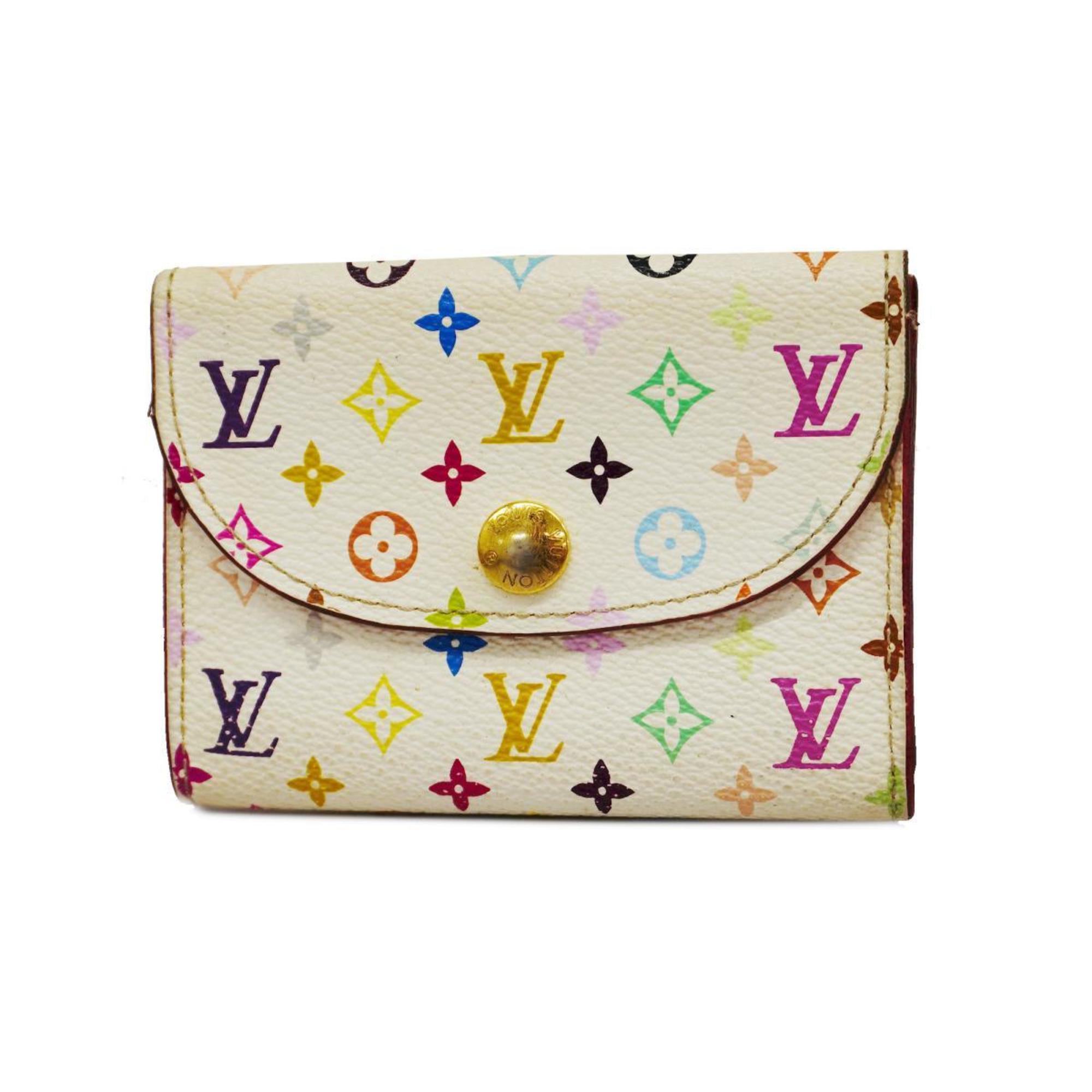 ルイ・ヴィトン(Louis Vuitton) ルイ・ヴィトン 名刺入れ モノグラム・マルチカラー アンヴェロップカルトドゥヴィジット M66560 ブロン リッチレディース