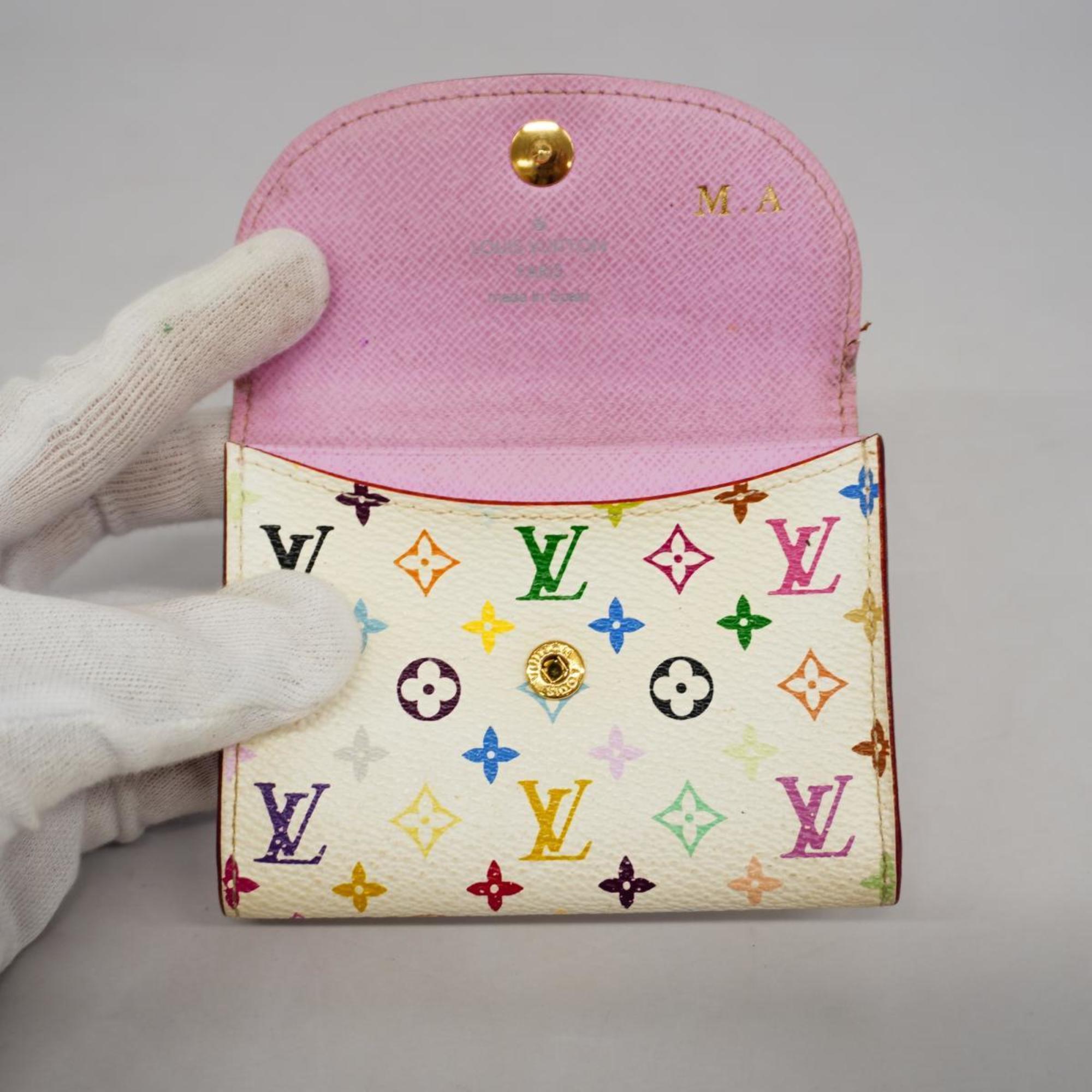 ルイ・ヴィトン(Louis Vuitton) ルイ・ヴィトン 名刺入れ モノグラム・マルチカラー アンヴェロップカルトドゥヴィジット M66560 ブロン リッチレディース