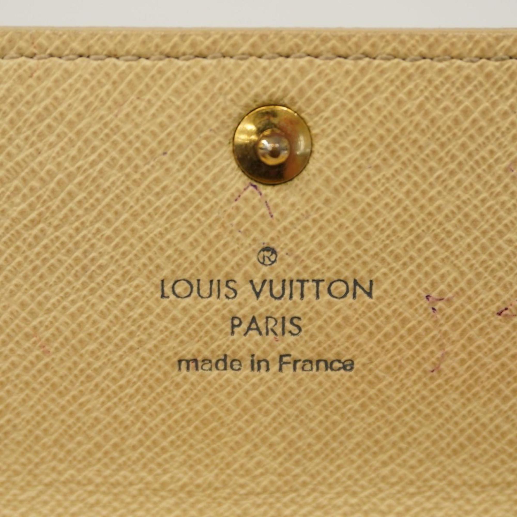 ルイ・ヴィトン(Louis Vuitton) ルイ・ヴィトン 長財布 ダミエ・アズール ポルトフォイユサラ N61735 ホワイトレディース