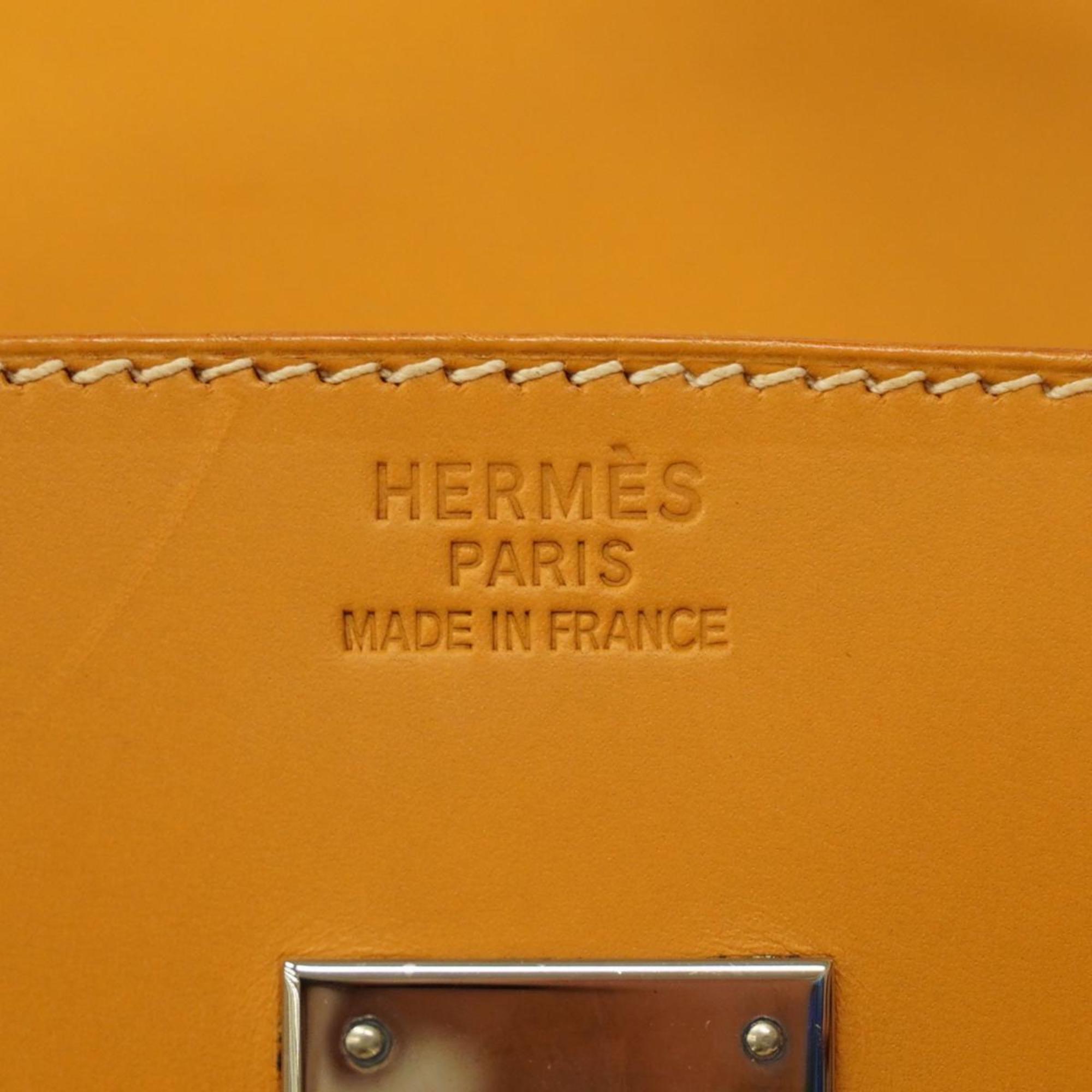 エルメス(Hermes) エルメス ハンドバッグ バーキン35 □D刻印 ヴァッシュ ナチュラル   レディース