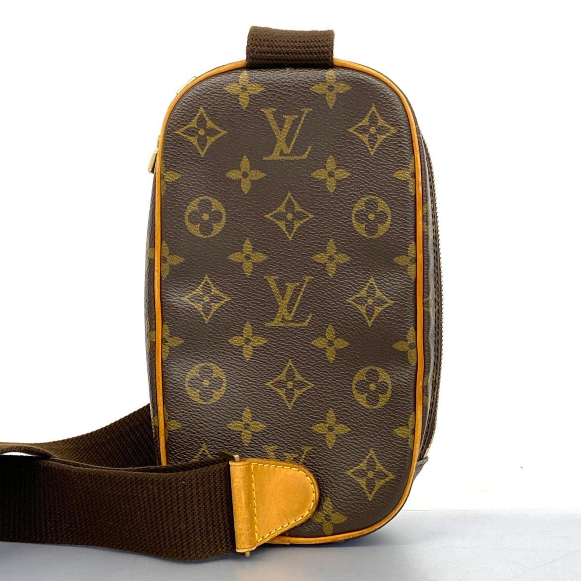 ルイ・ヴィトン(Louis Vuitton) ルイ・ヴィトン ボディバッグ モノグラム ポシェットガンジュ M51870 ブラウンメンズ レディース