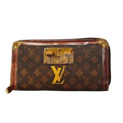 ルイ・ヴィトン(Louis Vuitton) ルイ・ヴィトン 長財布 モノグラム トランクタイムジッピーウォレット M52746 ブラウンメンズ レディース