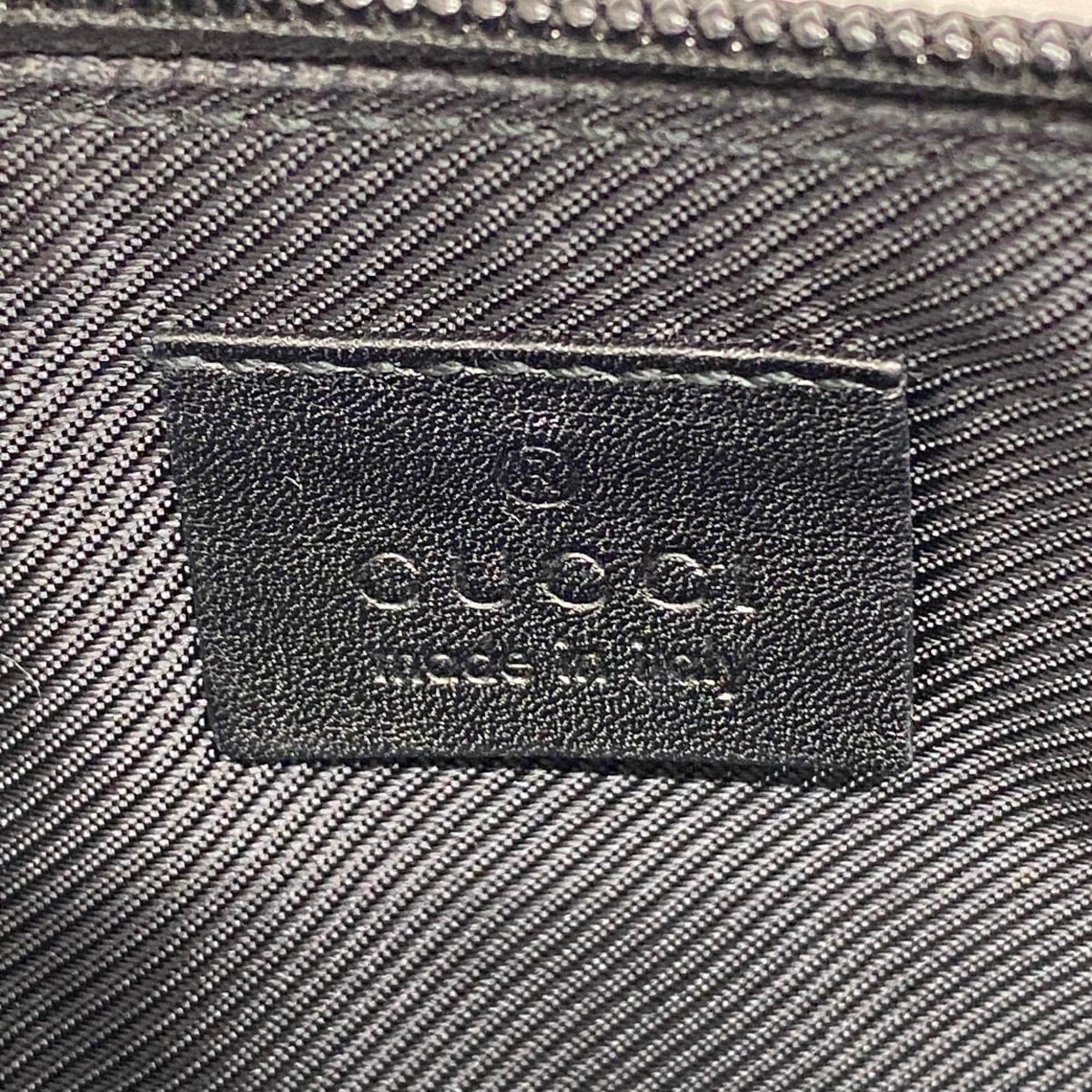 グッチ(Gucci) グッチ ポーチ GGキャンバス 039 1103 キャンバス ブラック   メンズ