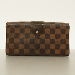 ルイ・ヴィトン(Louis Vuitton) ルイ・ヴィトン 長財布 ダミエ ポルトフォイユシスティナ N61747 エベヌレディース