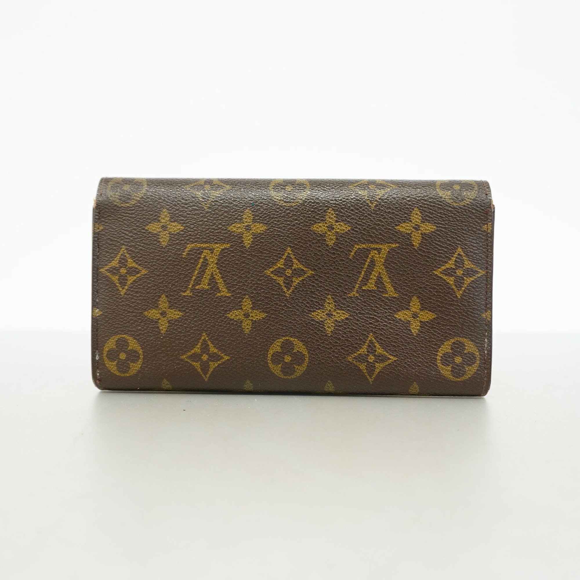 ルイ・ヴィトン(Louis Vuitton) ルイ・ヴィトン 長財布 モノグラム ポシェットポルトモネクレディ M61726 ブラウンレディース