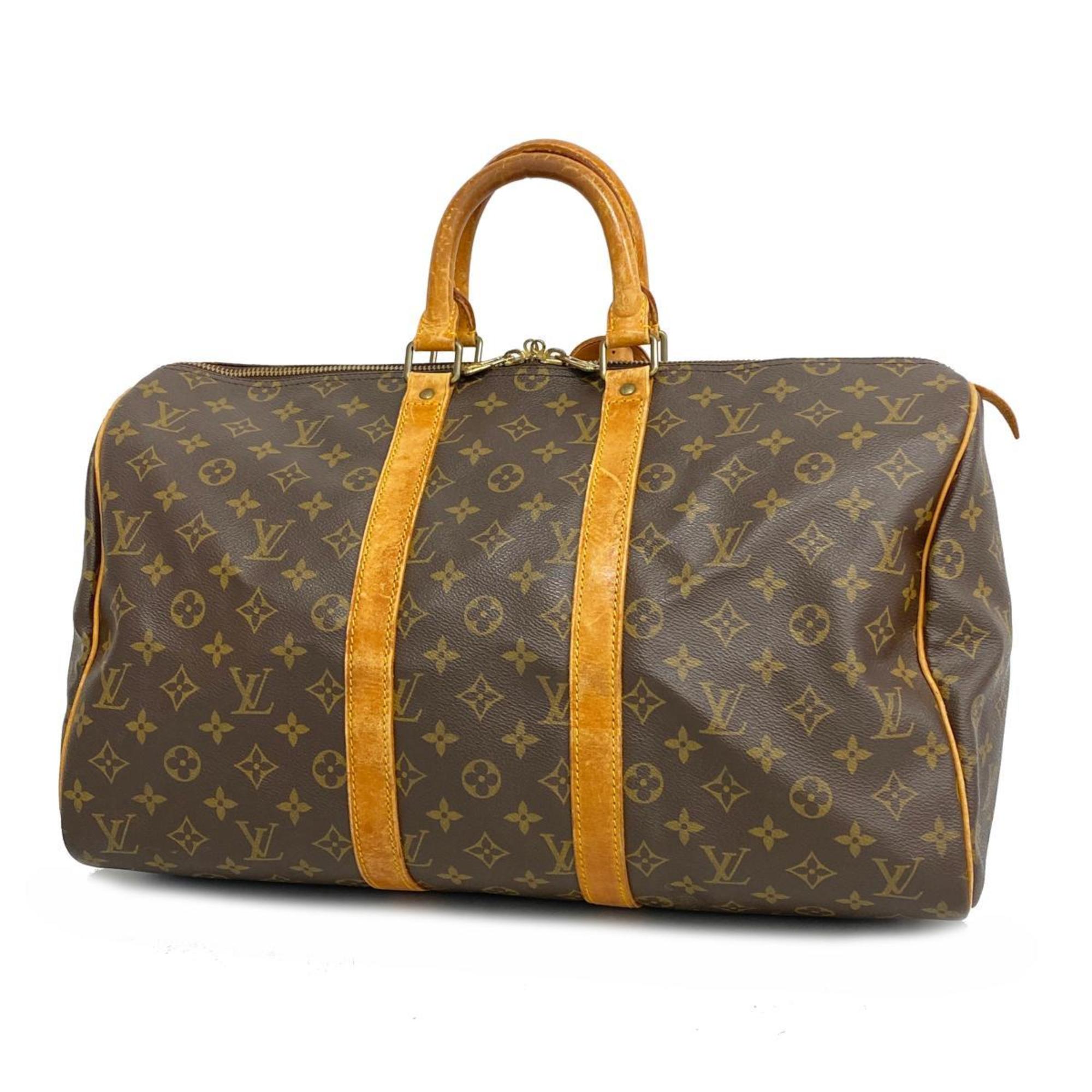 ルイ・ヴィトン(Louis Vuitton) ルイ・ヴィトン ボストンバッグ モノグラム キーポル45 M41428 ブラウンメンズ レディース