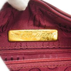 カルティエ(Cartier) カルティエ ショルダーバッグ マスト レザー ボルドー   レディース