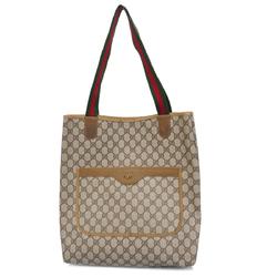 グッチ(Gucci) グッチ トートバッグ GGスプリーム シェリーライン 02 003 53  レザー ブラウン  レディース