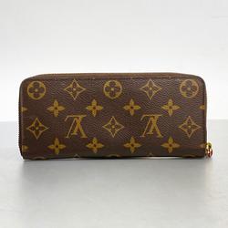 ルイ・ヴィトン(Louis Vuitton) ルイ・ヴィトン 長財布 モノグラム ポルトフォイユクレマンス M60742 ブラウン フューシャメンズ レディース