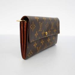 ルイ・ヴィトン(Louis Vuitton) ルイ・ヴィトン 長財布 モノグラム ポルトモネクレディ M61725 ブラウンレディース