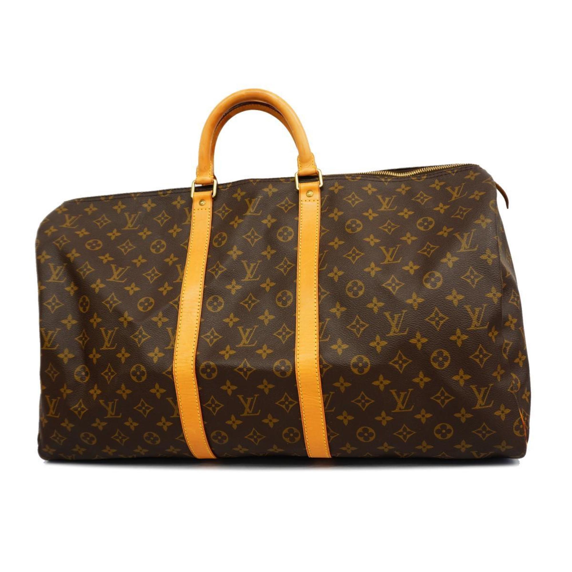 ルイ・ヴィトン(Louis Vuitton) ルイ・ヴィトン ボストンバッグ モノグラム キーポル55 M41424 ブラウンメンズ レディース