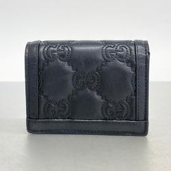 グッチ(Gucci) グッチ 財布 GGマトラッセ 723786 レザー ブラック   レディース