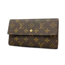 ルイ・ヴィトン(Louis Vuitton) ルイ・ヴィトン 三つ折り長財布 モノグラム ポルトトレゾールインターナショナル M61215 ブラウンメンズ レディース