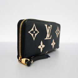 ルイ・ヴィトン(Louis Vuitton) ルイ・ヴィトン 長財布 モノグラム・アンプラント バイカラー ジッピーウォレット M80481 ブラック ベージュメンズ レディース