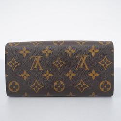 ルイ・ヴィトン(Louis Vuitton) ルイ・ヴィトン 長財布 モノグラム ポルトフォイユサラ レオパード M60104 ブラウン ブルーアンフィニレディース