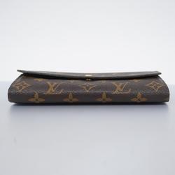 ルイ・ヴィトン(Louis Vuitton) ルイ・ヴィトン 長財布 モノグラム ポルトフォイユサラ レオパード M60104 ブラウン ブルーアンフィニレディース