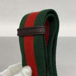 グッチ(Gucci) グッチ ショルダーバッグ GGキャンバス シェリーライン 181092 キャンバス ブラウン  レディース